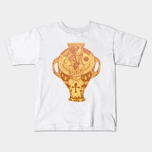 Terracotta Divine Lovers Amphora Kids T-Shirt